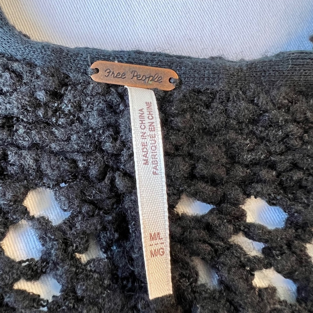 NWT - Free People Saturday Morning Oversized Open Front Cardigan - Picture 7 of 10